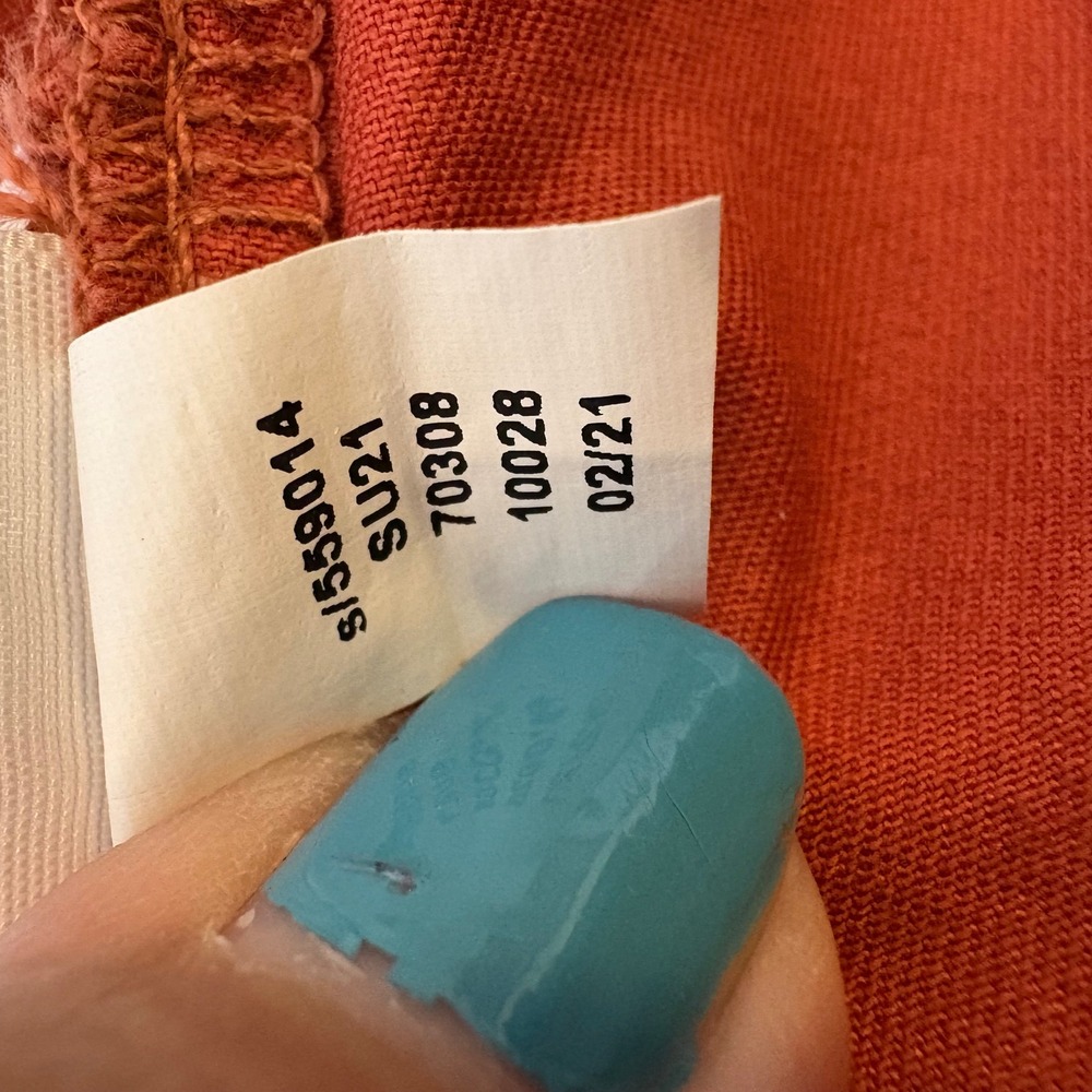 LOFT The Perfect Straight Curvy Pants Size 6 Burnt Orange Rust NWT - Picture 10 of 10